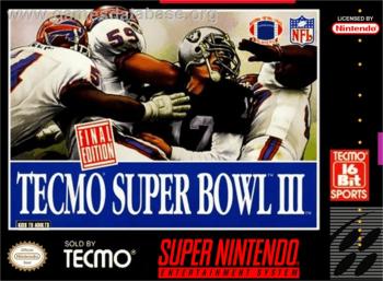 Cover Tecmo Super Bowl III - Final Edition for Super Nintendo